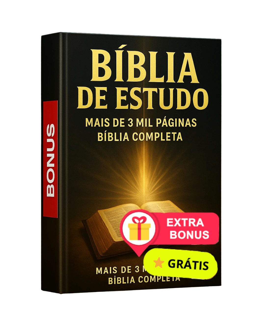 Bíblia de Estudo - Mais de 3 Mil Páginas